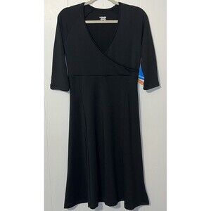 Columbia Dress Timeless Travel Black Pullover 3/4 sleeve - Size Small - NWT